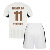 Camisa de Futebol Bayer Leverkusen Martin Terrier #11 Equipamento Secundário Infantil 2024-25 Manga Curta (+ Calças curtas)